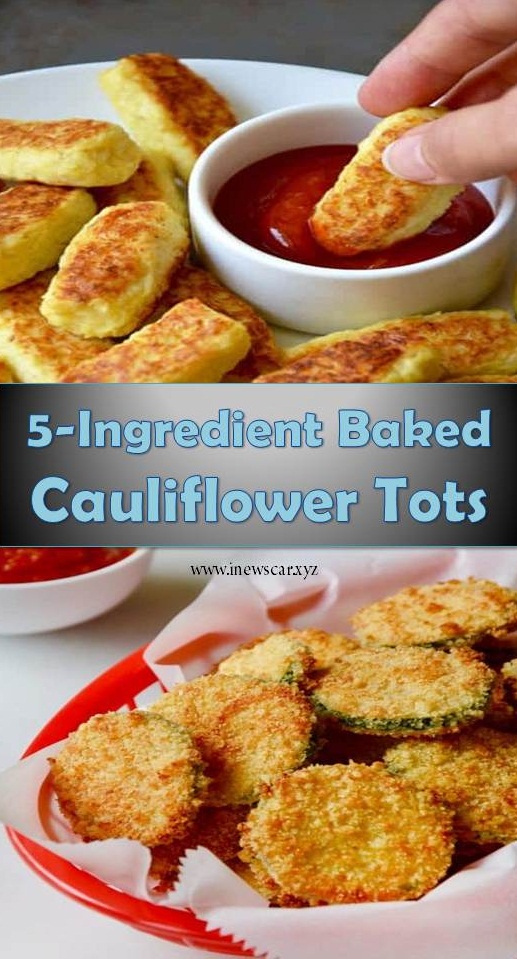 Skip the spuds and ditch the deep-fryer in favor of this quick and healthy recipe for 5-Ingredient Baked Cauliflower Tots.