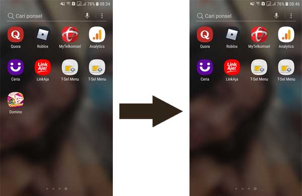 cara menyembunyikan aplikasi di hp samsung