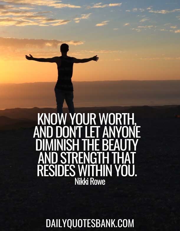 Know Your Worth Quotes For Her