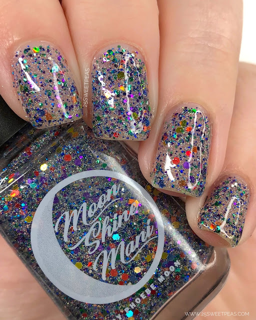 Moon Shine Mani Taste the Rainbow