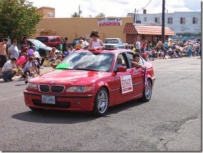 IMG_2584 2002-2006 BMW 3-Series with County Commissioner Rita Bernhard in the Rainier Days in the Park Parade on July 15, 2006