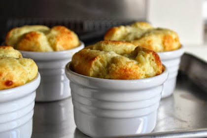 Apple & Cheddar Cheese Soufflés – Great for People Who Stink at Folding Egg Whites