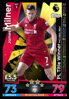 Match Attax 2018 2019 Liverpool FC Premier League Set