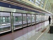 Sparkling new Dubai Airport Terminal 1 metro station.