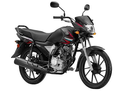 Yamaha Saluto 125cc black side look image