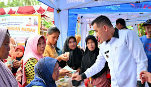 Kendalikan Dan Kurangi Dampak Inflasi, Bupati Dendi Gelar Pangan Murah