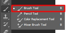 merubah model brush