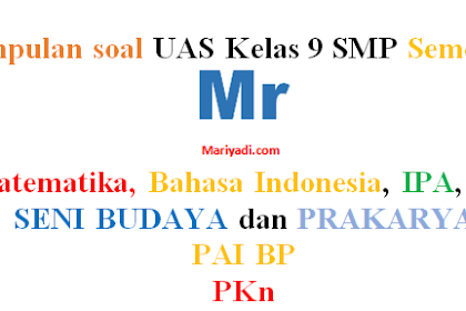 Soal Seni Budaya Kelas 9 Semester 1 Dan Jawabannya