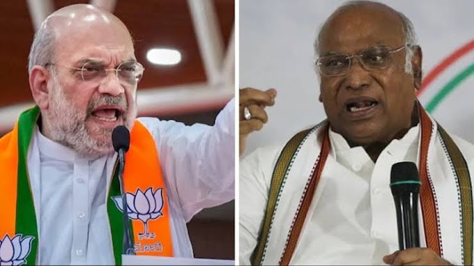 "शर्मनाक": एम खड़गे की "जब तक जिंदा रहूंगा..." टिप्पणी पर अमित शाह.