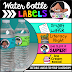 water bottle labels free printables party ideas - halloween water bottle labels instant downlod free