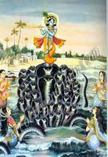 Krishna at Yamuna
