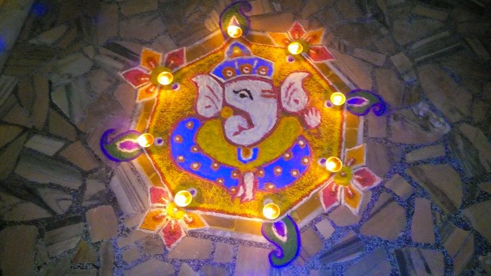 Ganesha Rangoli 7
