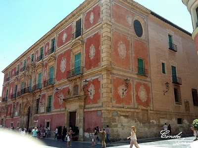 Palacio Episcopal de Murcia de estilo barroco rococó