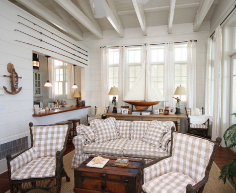 plank walls for rustic cottage look