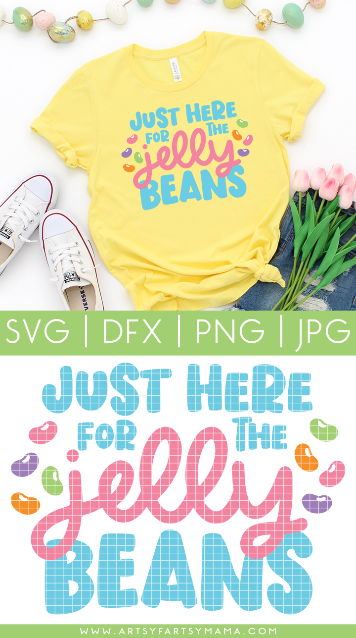 Easter Jelly Beans Shirt with Cut File