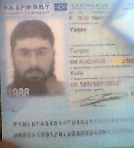 Lazkiye'de yakalanan Turgay Yaşar'ın üzerinden çıkan pasaport