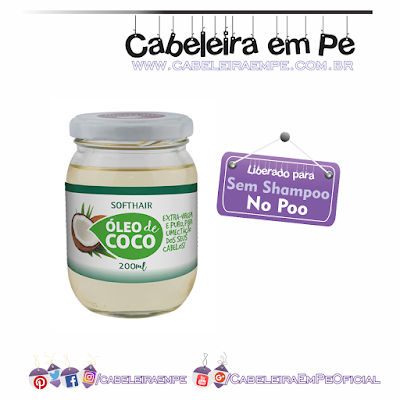 Composição Óleo de Coco - Soft Hair - No Poo