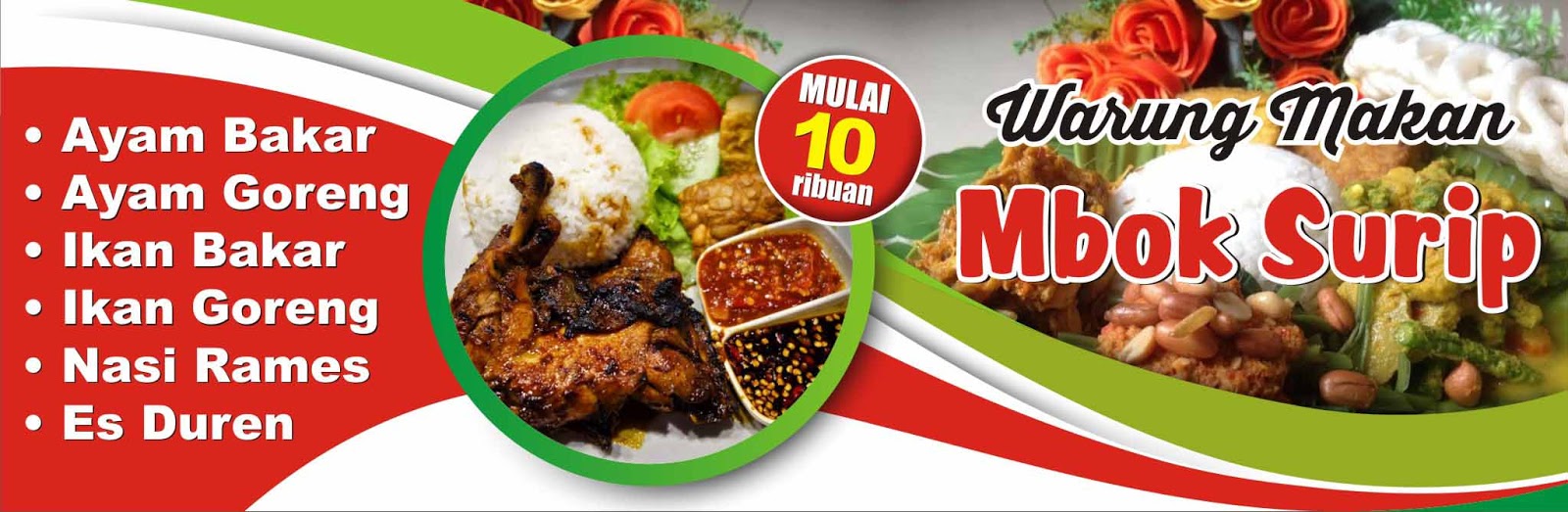  Desain Banner Warung Makan Cdr 