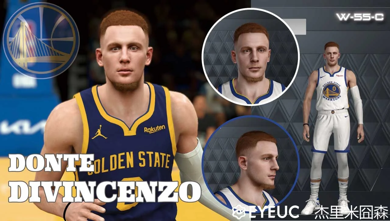 NBA 2K23 Donte DiVicenzo Cyberface