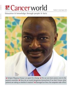 Cancer World 37 - July & August 2010 | TRUE PDF | Bimestrale | Medicina | Salute | NoProfit | Tumori | Professionisti
The aim of Cancer World is to help reduce the unacceptable number of deaths from cancer that is caused by late diagnosis and inadequate cancer care. We know our success in preventing and treating cancer depends on many factors. Tumour biology, the extent of available knowledge and the nature of care delivered all play a role. But equally important are the political, financial, bureaucratic decisions that affect how far and how fast innovative therapies, techniques and technologies are adopted into mainstream practice. Cancer World explores the complexity of cancer care from all these very different viewpoints, and offers readers insight into the myriad decisions that shape their professional and personal world.