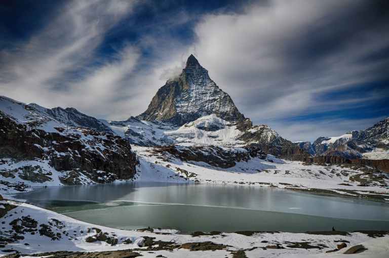 The Matterhorn in the Alps is a great example of a horn. Photo by Pixabay