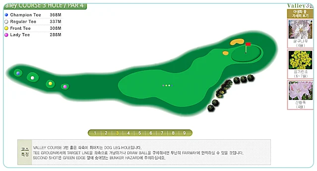 동부산cc 밸리 코스 3번 홀