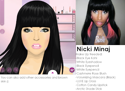 nicki minaj make up