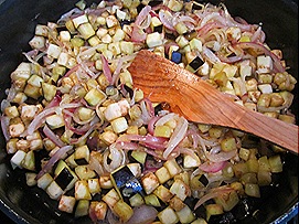 Onions, Eggplant