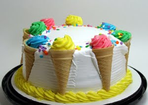 Special Ice Cream Birthday Cake