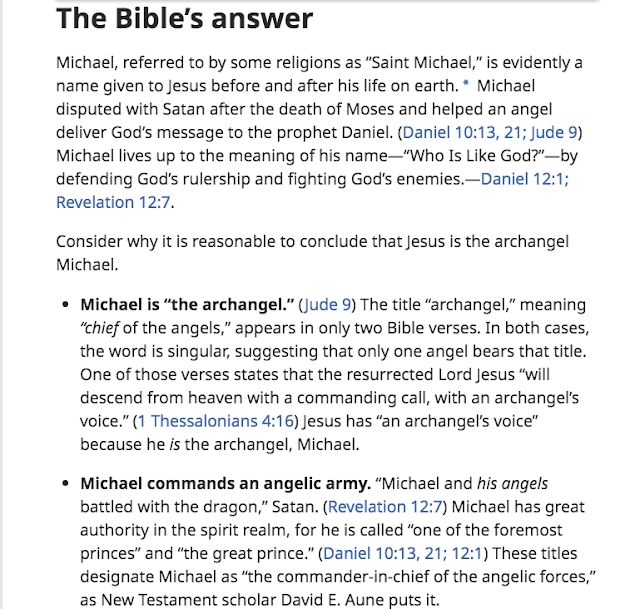 Is Jesus Michael the Archangel?