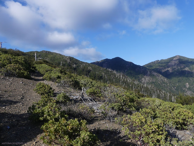 212: peaks along the ridge