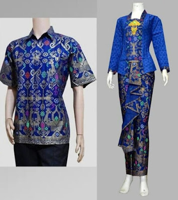 Baju Kebaya Batik Couple Pria Wanita
