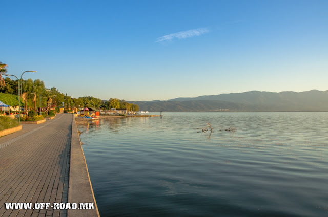 Sunrise scene - Dojran Lake, Macedonia