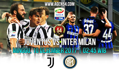 Prediksi Bola Jitu Juventus vs Inter Milan 10 Desember 2017