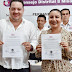      Marlén y Chentín reciben constancia de mayoría: ¡ya es oficial que representarán al distrito 08!