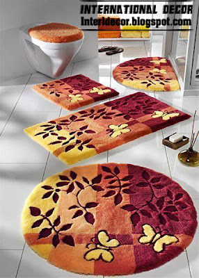 10 modern bathroom rug sets, baths rug sets, models, colors
