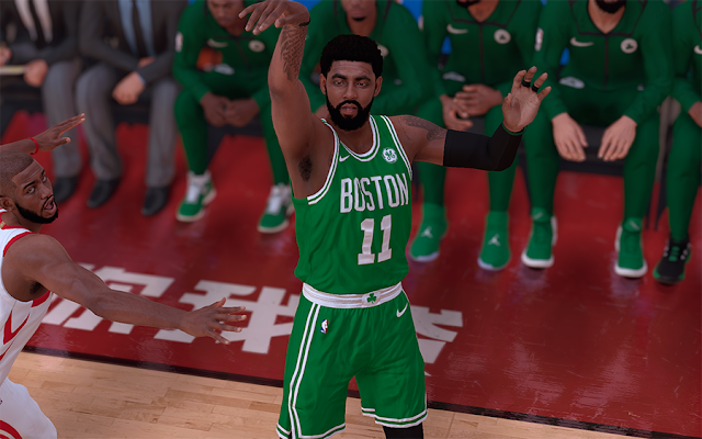 NBA 2K19 Kyrie Irving Cyberface