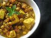 Chickpea too Paneer Tomato Curry