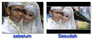 Edit Foto Pernikahan Sebagai Kado Perkawinan, cara mudah mendit foto pernikan, foto-foto Sea games terbaru,