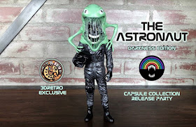 3DRetro Exclusive The Astronaut Darkness Edition Vinyl Figure by Alex Pardee x ToyQube