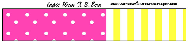 Pink and Yellow Free Printable  Labels.