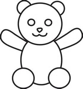 Teddy Bear Outline 5