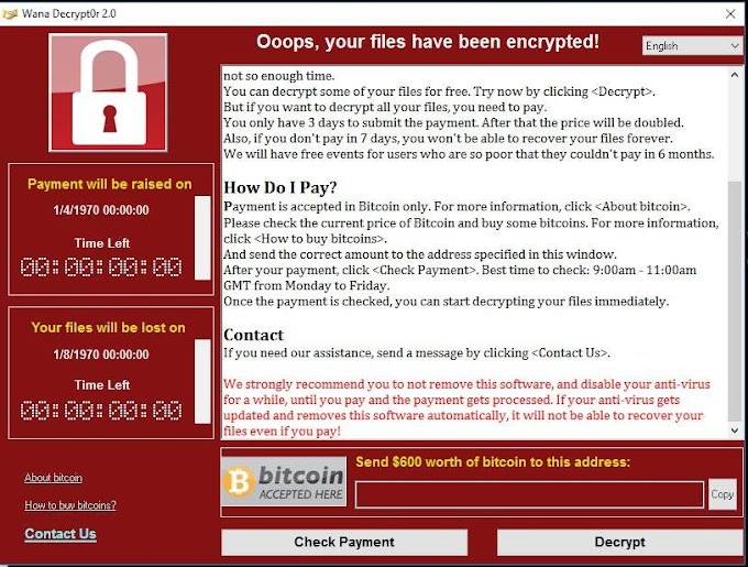 Cum ne putem proteja de virusul Wanna Cry Ransomware in doar cateva minute