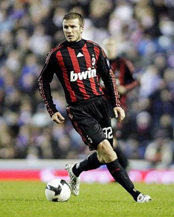 david beckham milan