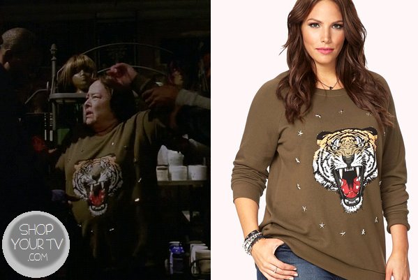 It is the Forever 21 Studded Tiger Raglan Sweatshirt. Buy it HERE for ...