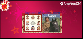 McDonalds American Girl books 2009 - Kaya - inside cover of Kaya book detail