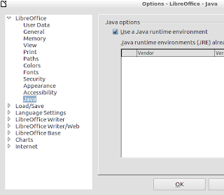 LibreOffice Options
