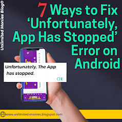 7 ways to fix unfortunately, App has stopped