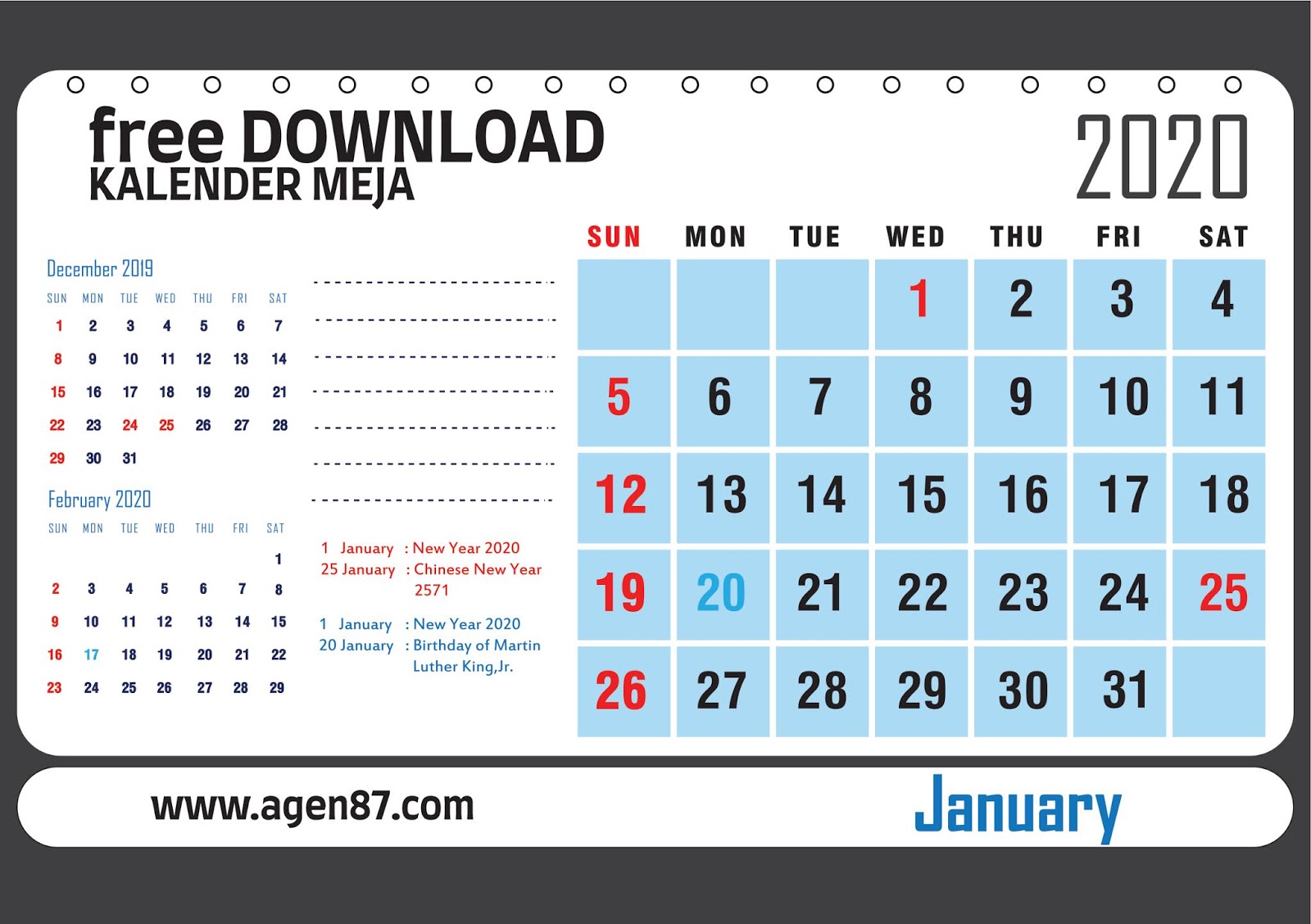 Template Desain  Kalender  Duduk Contoh  Gambar Template