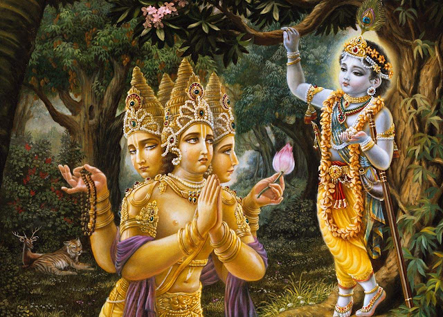 Prayers offered by Lord Brahma to Lord Krishna